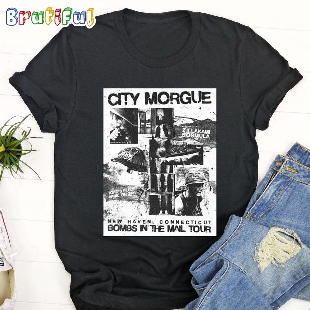 City Morgue Toad’s Place New Haven Ct April 2024 T Shirt