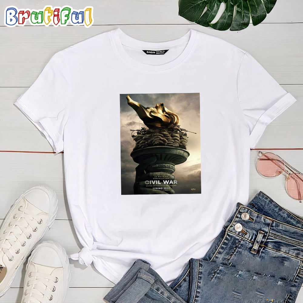 Civil War In Theaters April 12 T Shirt