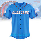 Cleburne Railroaders Alternate Cleburne Blue 2026 Baseball Jersey