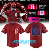 Cleburne Railroaders Heritage Texas Red 2026 Baseball Jersey