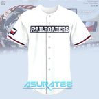Cleburne Railroaders Primary Railroad Navy 2026 Baseball Jersey