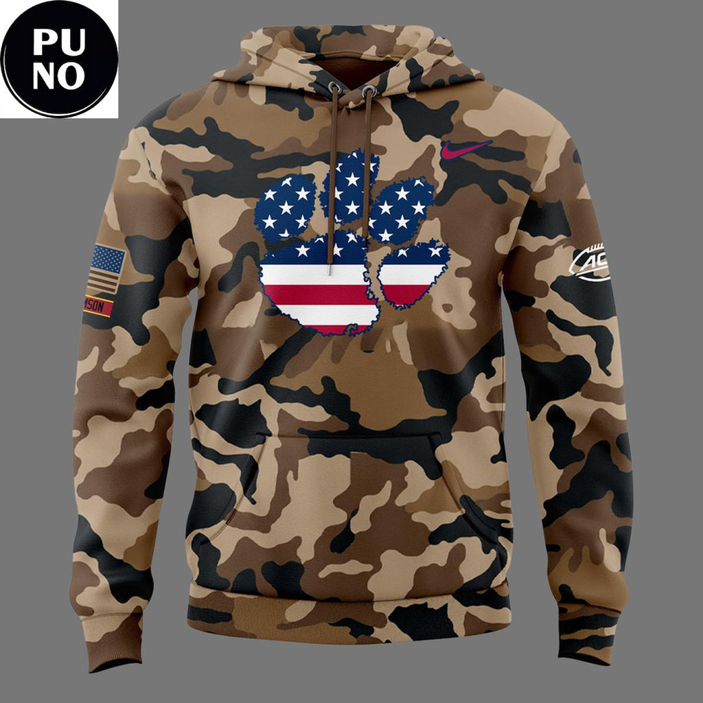 Clemson Tigers 2026 Military Appreciation Hoodie T-Shirt