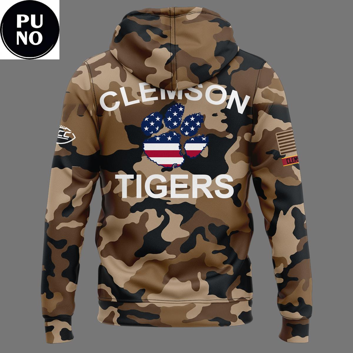 Clemson Tigers 2026 Military Appreciation Hoodie T-Shirt