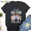 Clemson Tigers God First Family Second Then Clemson Basketball T Shirt