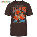 Cleveland Browns Flintstones Football T Shirt