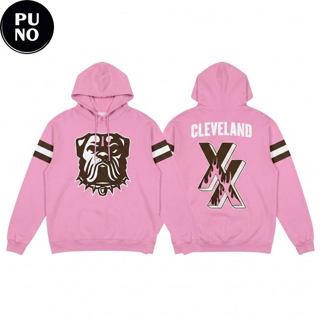 Cleveland Browns x mgk 2026 Pink Hoodie T-Shirt