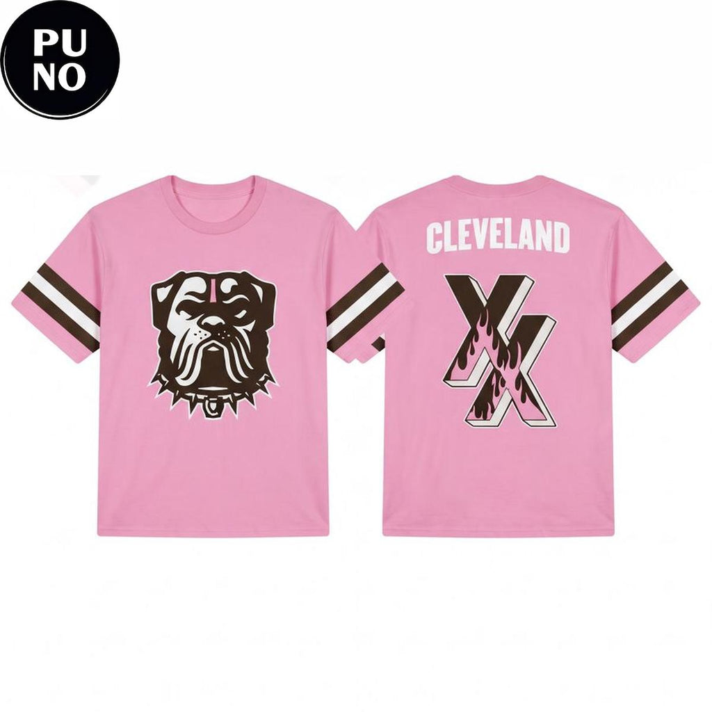 Cleveland Browns x mgk 2026 Pink Hoodie T-Shirt