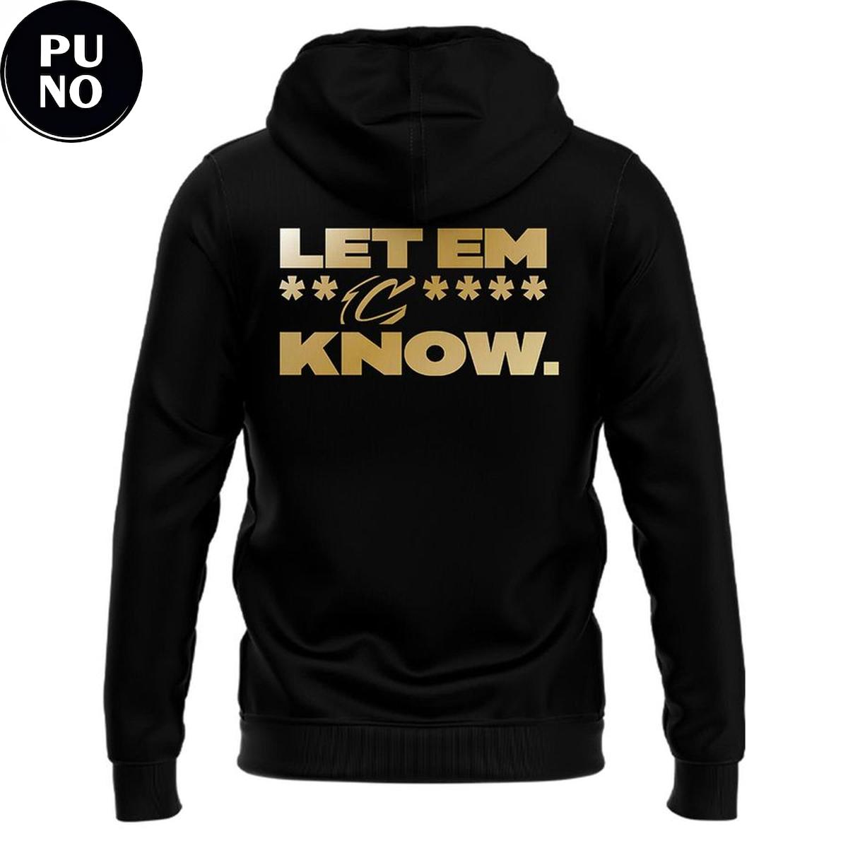 Cleveland Cavaliers Playoffs Let ‘Em Know 2026 Hoodie T-Shirt