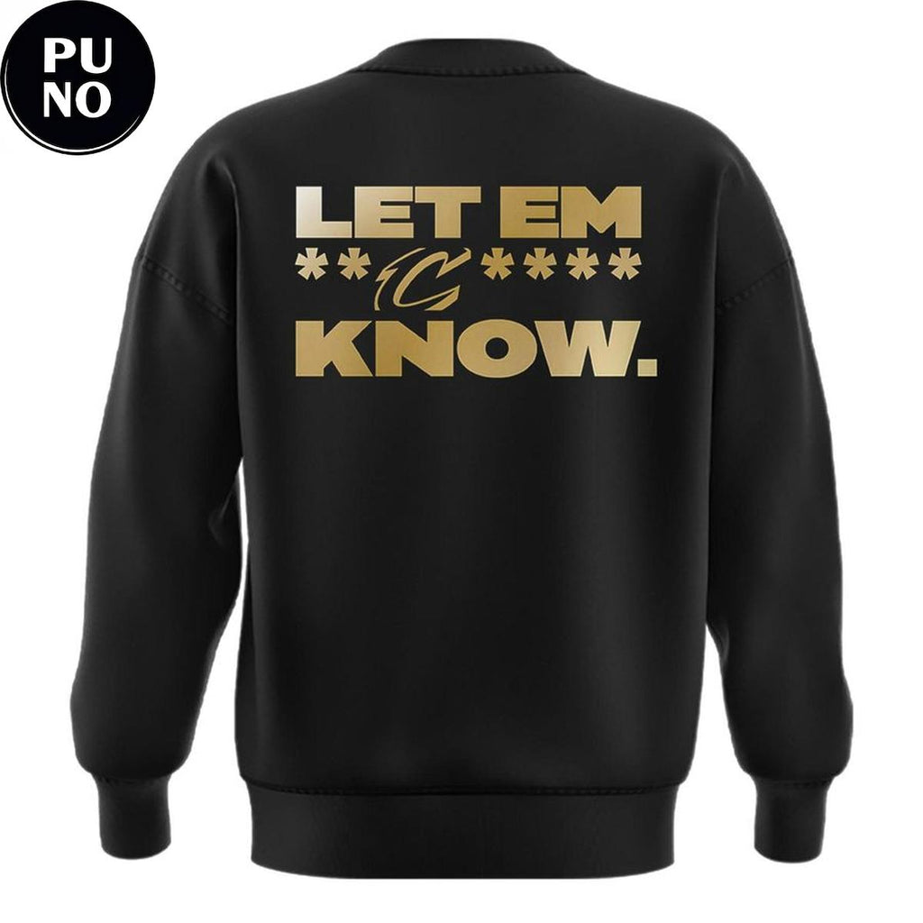 Cleveland Cavaliers Playoffs Let ‘Em Know 2026 Hoodie T-Shirt