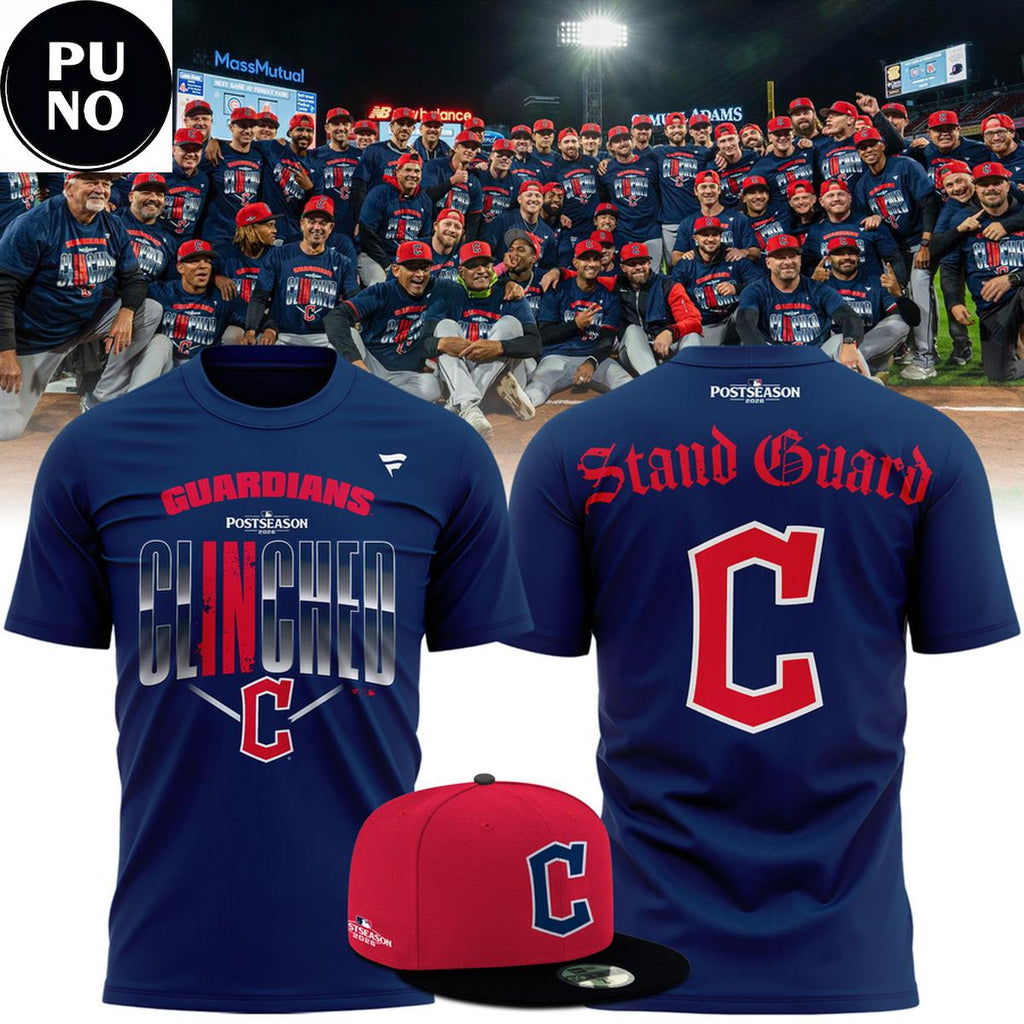 Cleveland Guardians 2026 MLB Postseason Clinched T-Shirt