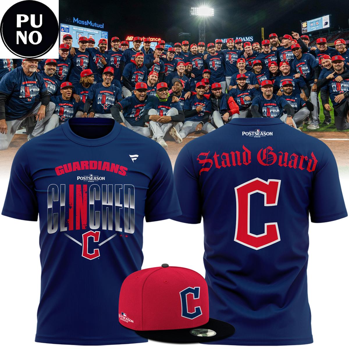 Cleveland Guardians 2026 MLB Postseason Clinched T-Shirt