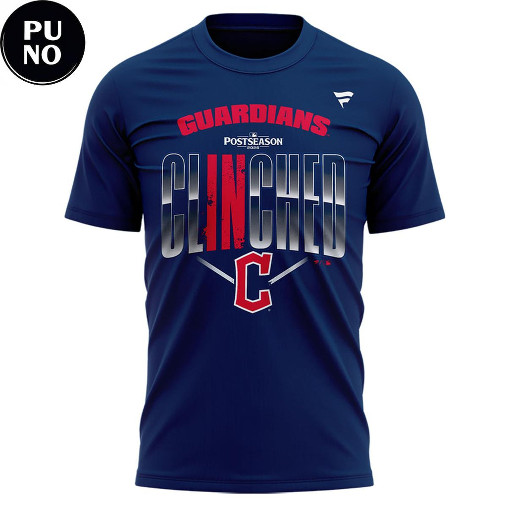 Cleveland Guardians 2026 MLB Postseason Clinched T-Shirt