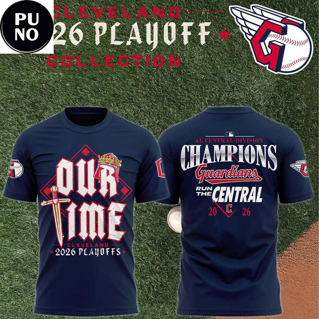 Cleveland Guardians 2026 Playoffs AL Central Champions T-Shirt