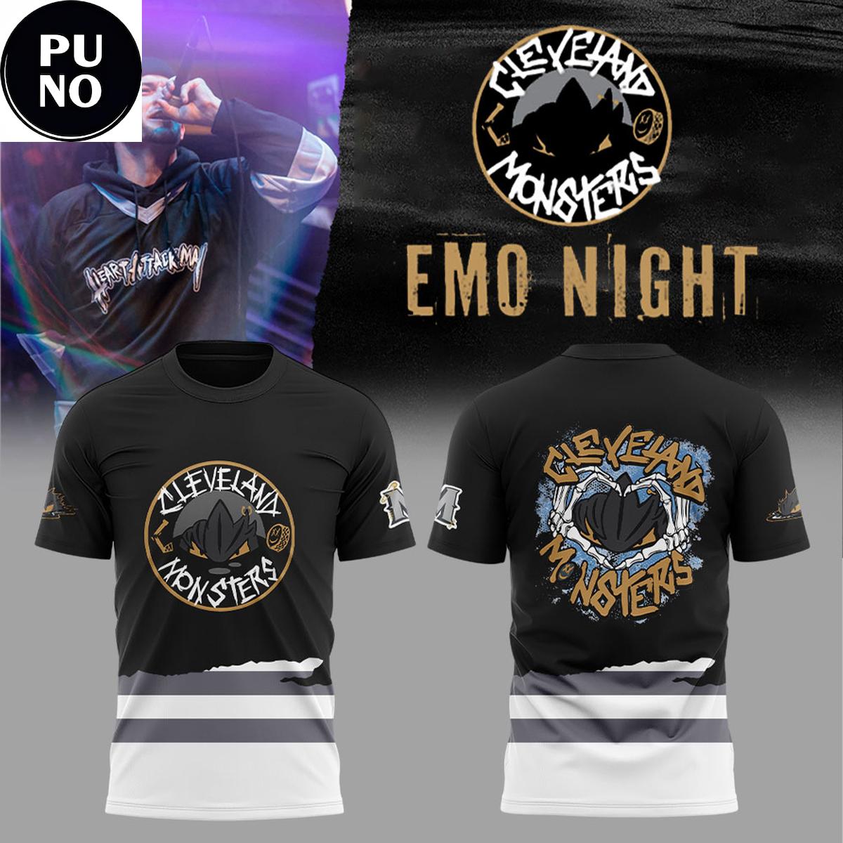 Cleveland Monsters Emo Night 2026 Hoodie T-Shirt