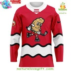 Cleveland Monsters Red Jersey Pucks Pierogies Weekend Special