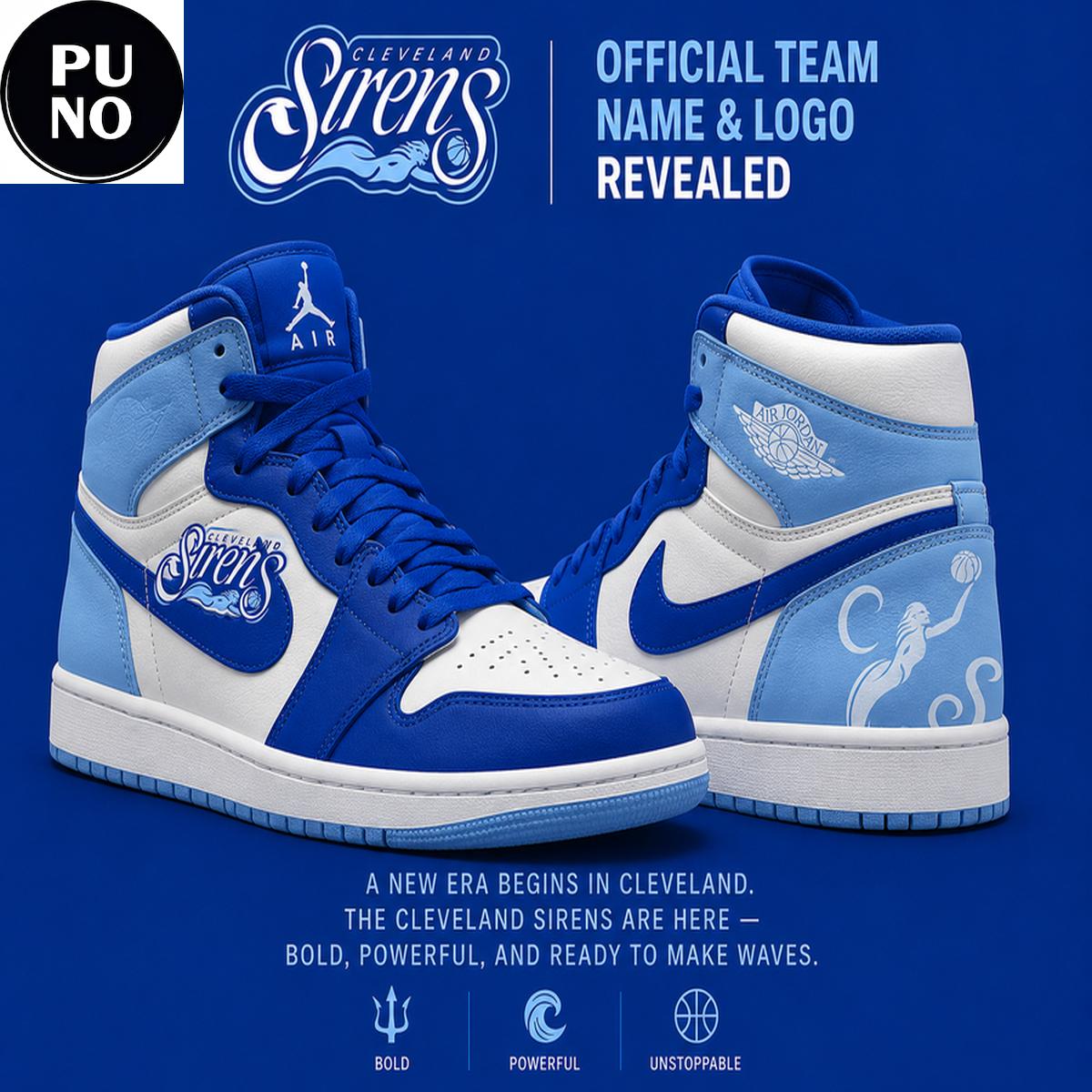 Cleveland Sirens 2026 Air Jordan 1 Sneakers