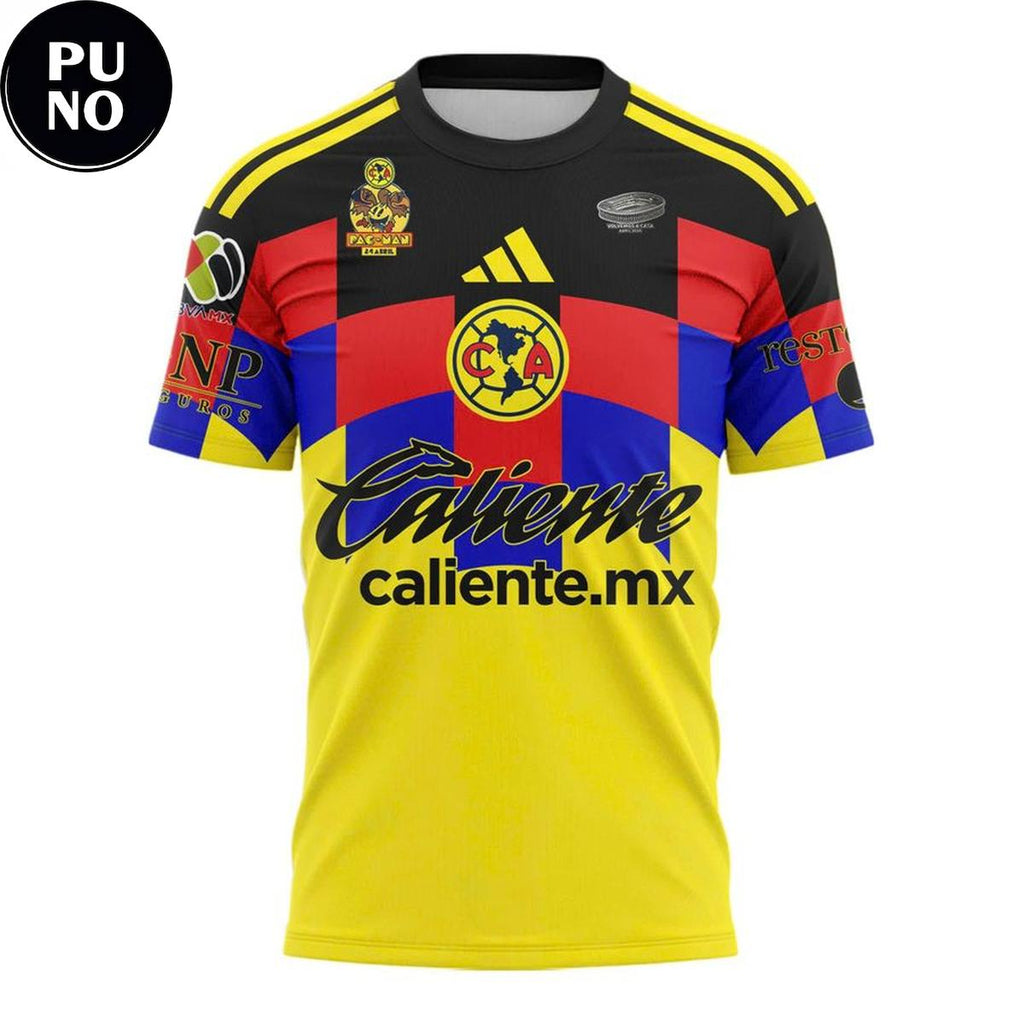 Club América x Pac-Man 2025_26 Home Jersey Personalized Shirt