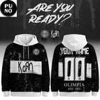 Club Olimpia x Korn 2026 Two Worlds One Passion Personalized Hoodie T-Shirt