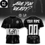 Club Olimpia x Korn 2026 Two Worlds One Passion Personalized Hoodie T-Shirt