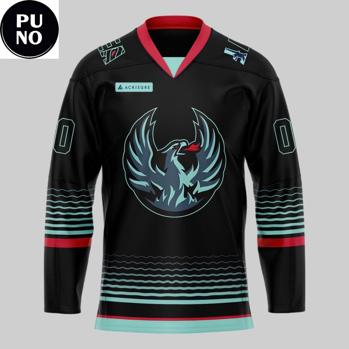 Coachella Valley Firebirds Kraken Night 2026 Personalized Hockey Jersey