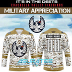 Coachella Valley Firebirds Military Appreciation Night Hockey Jersey 2025