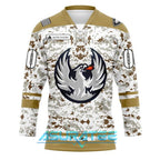 Coachella Valley Firebirds Military Appreciation Night Hockey Jersey 2025