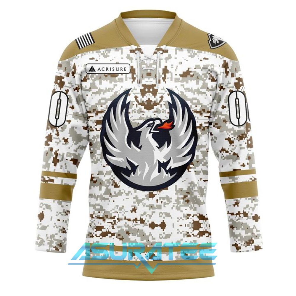 Coachella Valley Firebirds Military Appreciation Night Hockey Jersey 2025