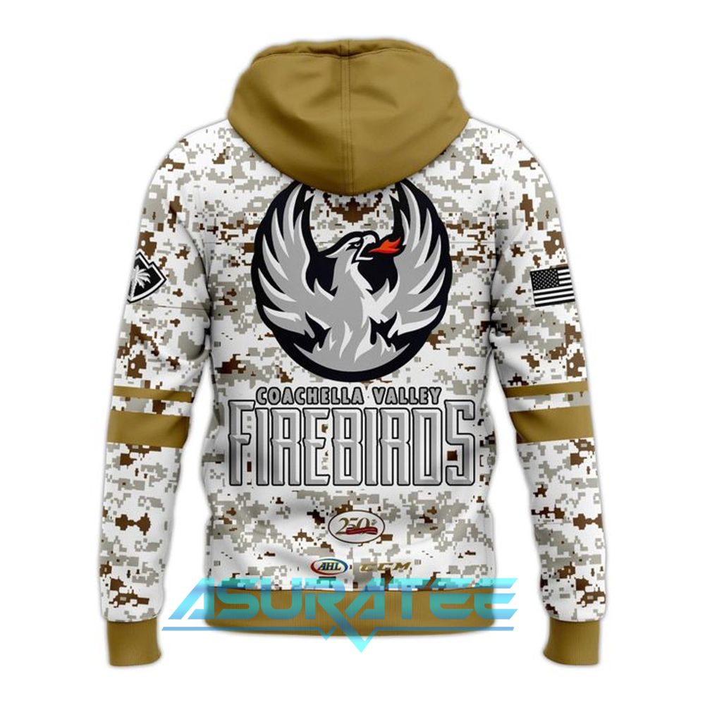 Coachella Valley Firebirds Military Appreciation Night Hoodie 2025