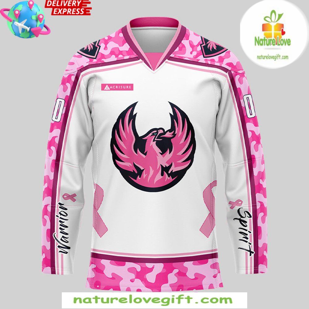 Coachella Valley Firebirds Pink Jersey 2026 Hockey