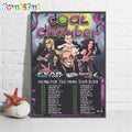 Coal Chamber Fiend For The Fans Tour 2024 Wall Art Poster Canvas