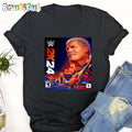 Cody Rhodes On Cover WWE 2K24 Official Poster T-Shirt