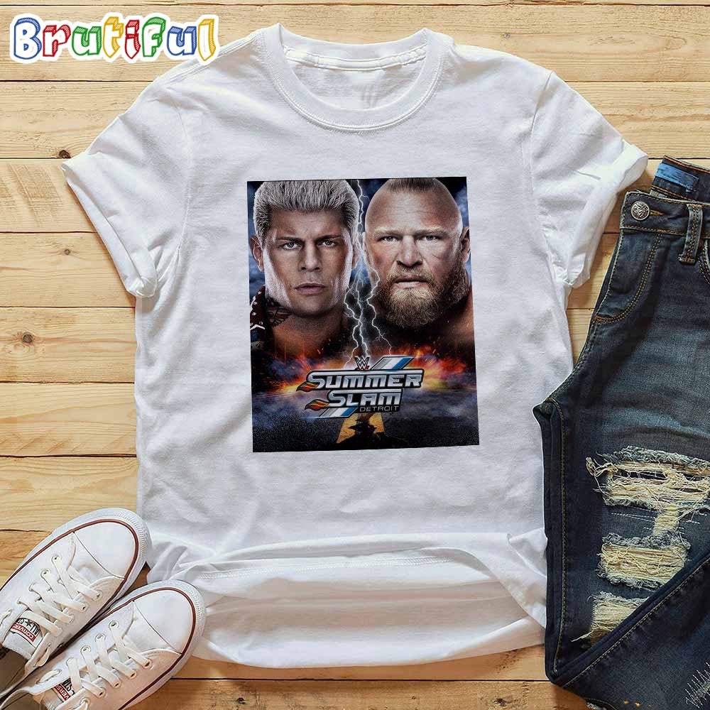 Cody Rhodes vs Brock Lesnar In The Rubber Match At WWE Summerslam T-Shirt