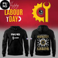 Collingwood Magpies Happy Labour Day 2026 Black Hoodie T-Shirt
