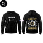 Collingwood Magpies Happy Labour Day 2026 Black Hoodie T-Shirt