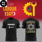 Collingwood Magpies Happy Labour Day 2026 Black Hoodie T-Shirt