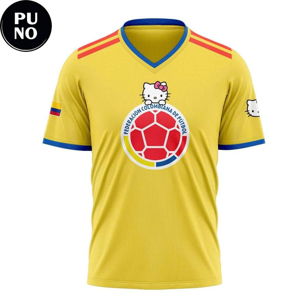 Colombia National Soccer x Hello Kitty Day 2026 Hoodie T-Shirt