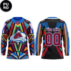 Colorado Avalanche Black Excellence Month 2026 Personalized Hockey Jersey