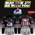 Colorado Avalanche Star Wars Day May The Fourth Be With You Hockey Jersey