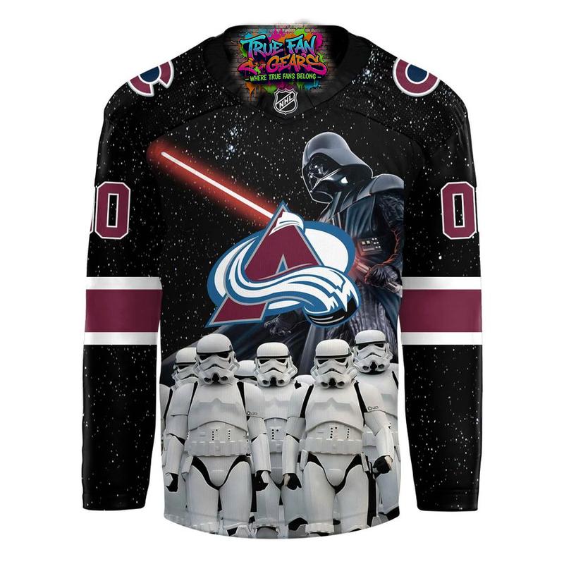 Colorado Avalanche Star Wars Day May The Fourth Be With You Hockey Jersey