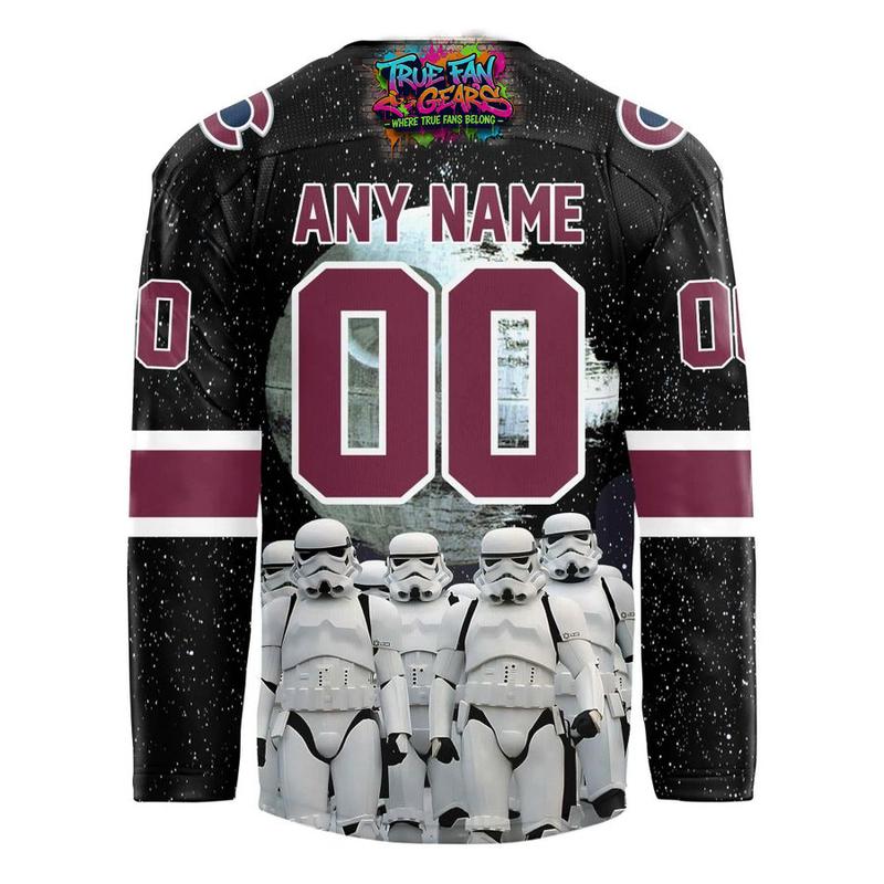 Colorado Avalanche Star Wars Day May The Fourth Be With You Hockey Jersey
