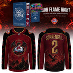 Colorado Avalanche x Iron Flame Night 2026 Limited Edition Hockey Jersey