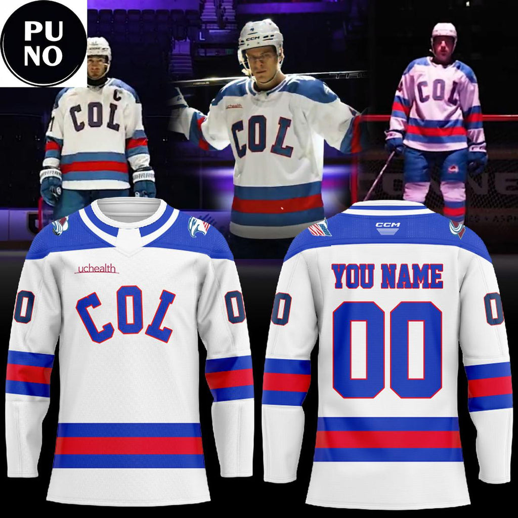 Colorado Eagles USA Hockey Night 2026 Personalized Hockey Jersey
