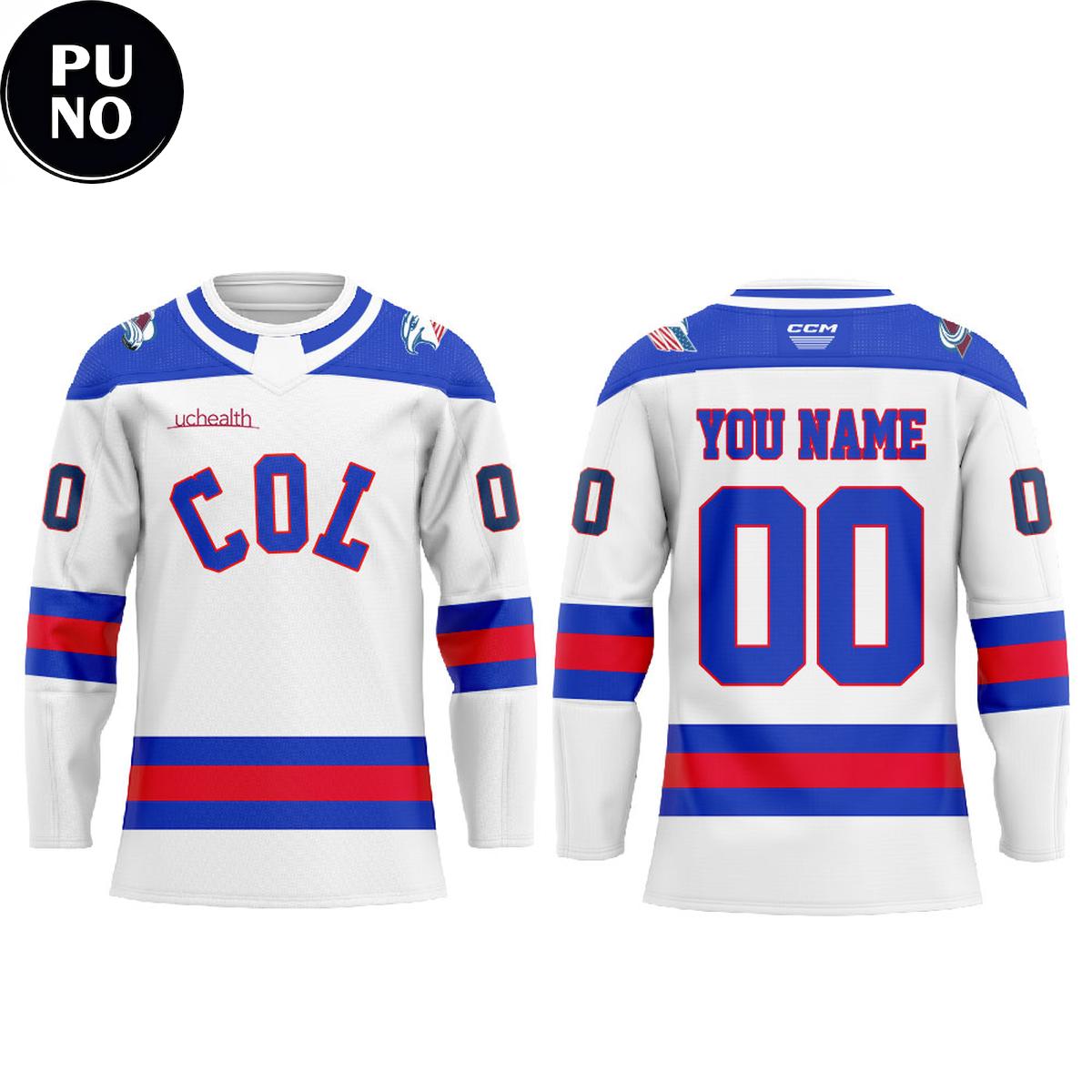Colorado Eagles USA Hockey Night 2026 Personalized Hockey Jersey