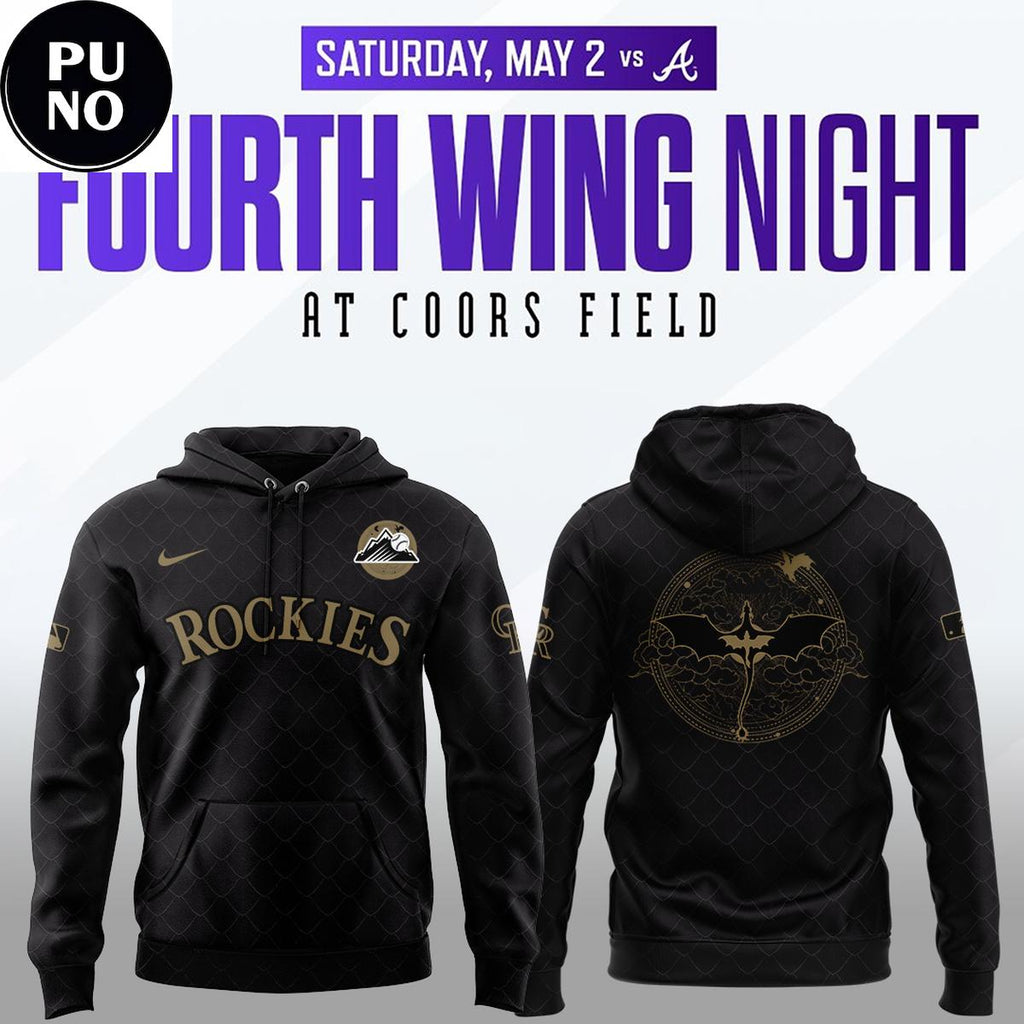 Colorado Rockies Fourth Wing Night 2026 Celebrating Hoodie t-Shirt
