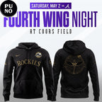 Colorado Rockies Fourth Wing Night 2026 Celebrating Hoodie t-Shirt