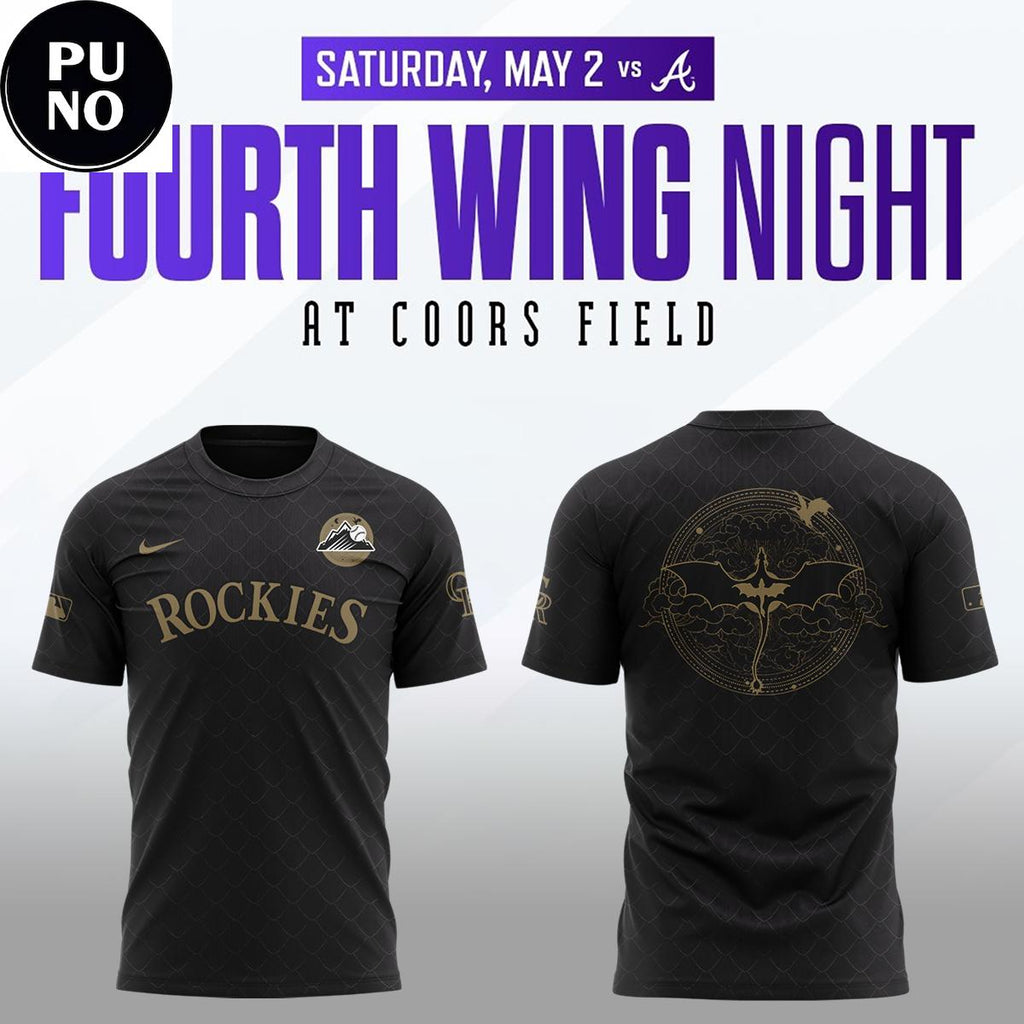 Colorado Rockies Fourth Wing Night 2026 Celebrating Hoodie t-Shirt
