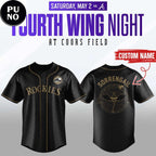 Colorado Rockies Fourth Wing Night 2026 Personalized Baseball Jersey
