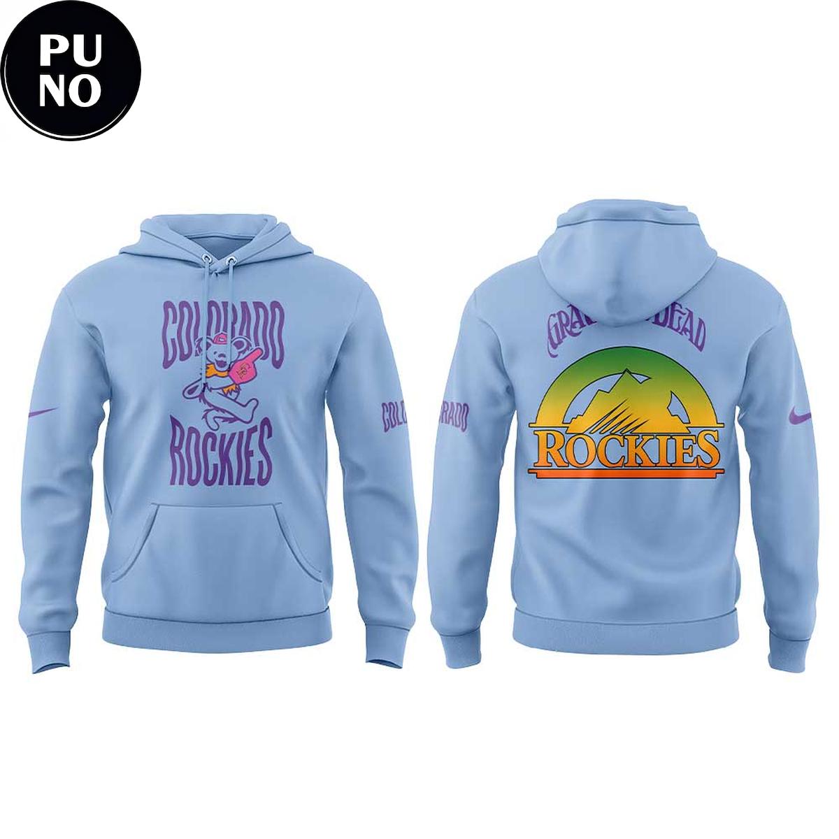 Colorado Rockies Grateful Dead Night 2026 Hoodie T-Shirt