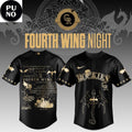 Colorado Rockies x Fourth Wing Night 2026 Gold Black Baseball Jersey