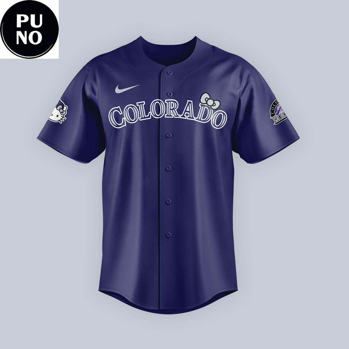 Colorado Rockies x Hello Kitty Night 2026 Baseball Jersey